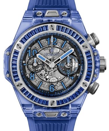 Replicas Hublot Big Bang Unico 45 mm Blue Sapphire Baguettes 411.JL.4809.RT.1901 watches